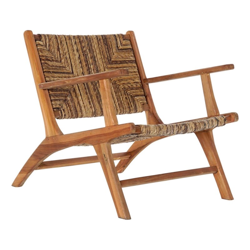 Poltrona DKD Home Decor 70 x 78 x 68 cm Naturale Teca Alpino Poltrona DKD Home Decor 70 x 78 x 68 cm Naturale Teca Alpino