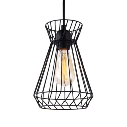 Lampadario EDM 32119 Nero 60 W