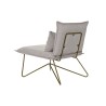 Poltrona DKD Home Decor 66 x 78 x 75 cm Beige Dorato Metallo