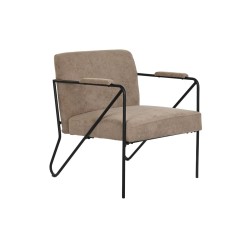 Poltrona DKD Home Decor Marrone Nero 64 x 69,5 x 76 cm 66 x 69,5 x 78 cm