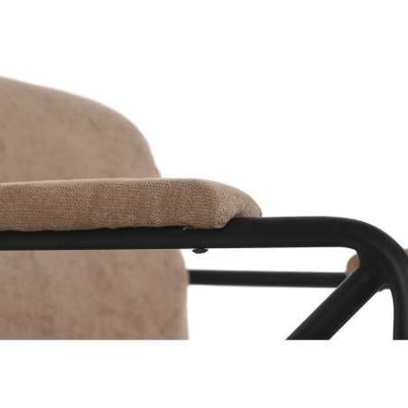 Poltrona DKD Home Decor Marrone Nero 64 x 69,5 x 76 cm 66 x 69,5 x 78 cm