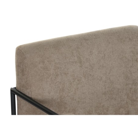 Poltrona DKD Home Decor Marrone Nero 64 x 69,5 x 76 cm 66 x 69,5 x 78 cm