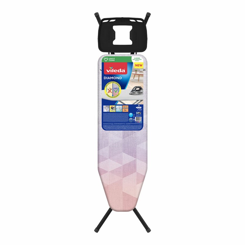 Asse da Stiro Vileda Diamond 173216 Alluminio Acciaio 120 x 38 cm Asse da Stiro Vileda Diamond 173216 Alluminio Acciaio 120 x 38 cm