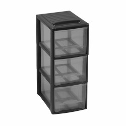 Cassettiera multiuso Mondex Mini Empire A5 3 cassetti Nero