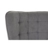 Poltrona DKD Home Decor Nero Grigio 69 x 77 x 91 cm