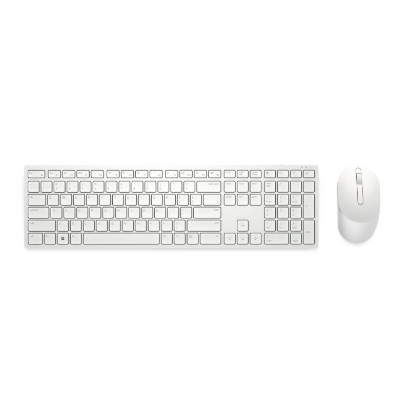 Tastiera Dell KM5221W-WH-SPN Bianco Nero Qwerty in Spagnolo Tastiera Dell KM5221W-WH-SPN Bianco Nero Qwerty in Spagnolo