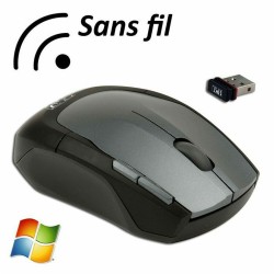 Mouse T'NB SRSFSHARK Nero Grigio scuro 800 dpi