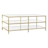Tavolino da Caffè DKD Home Decor Dorato 120 x 50 x 45 cm Specchio Metallo
