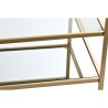 Tavolino da Caffè DKD Home Decor Dorato 120 x 50 x 45 cm Specchio Metallo