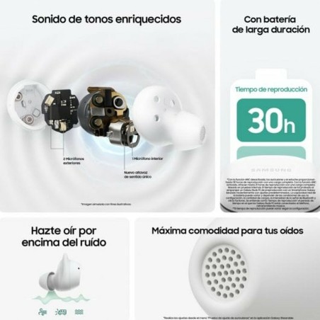 Auricolari con Microfono Samsung Galaxy Buds FE Grigio Grafite