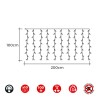 Tenda Luminosa LED EDM 71260 Easy-Connect 1,8 W 2 x 1 m