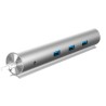 Hub USB Woxter PE26-142 Bianco Argentato Alluminio (1 Unità)