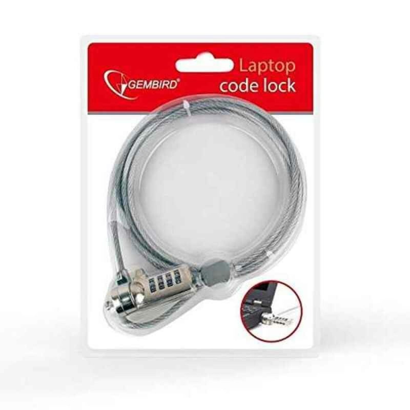 Cavo di Sicurezza GEMBIRD LK-CL-01 15 W Cavo di Sicurezza GEMBIRD LK-CL-01 15 W