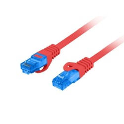 Cavo di Rete Rigido UTP Categoria 6 Lanberg PCF6A-10CC-0050-R Rosso 50 cm