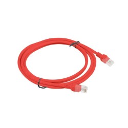 Cavo di Rete Rigido UTP Categoria 5e Lanberg PCU5-20CC-0200-R Rosso 2 m