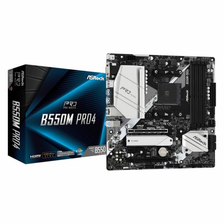 Scheda Madre ASRock B550M Pro4 AMD B550 AMD AM4