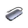 Hub USB Unitek D1071A Nero Argentato