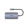 Hub USB Unitek D1071A Nero Argentato