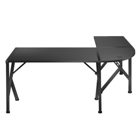 Scrivania Gaming Huzaro Hero 6.3 Nero Acciaio Fibra di carbonio 154 x 74 x 117 cm