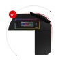 Scrivania Gaming Huzaro Hero 6.3 Nero Acciaio Fibra di carbonio 154 x 74 x 117 cm