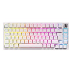 Tastiera Wireless Newskill NS-KB-PYROSPRO-IV Bianco Qwerty in Spagnolo QWERTY