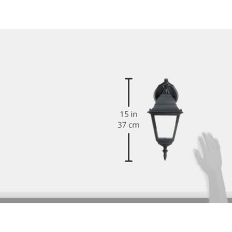 Applique da Parete Brilliant 44282/06 Nero Metallo 60 W E27