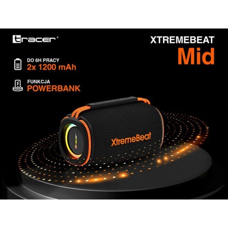 Altoparlante Bluetooth Portatile Tracer XtremeBeat TWS Nero 15 W