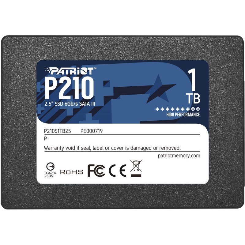 Hard Disk Patriot Memory P210 1 TB HDD 1 TB SSD Hard Disk Patriot Memory P210 1 TB HDD 1 TB SSD