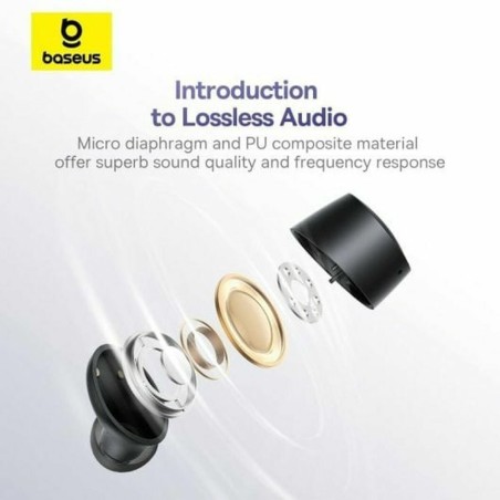 Auricolari con Microfono Baseus A00023800223-00 Bianco