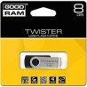 Memoria USB GoodRam UTS2 USB 2.0 Nero Argentato 8 GB (1 Unità)