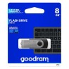 Memoria USB GoodRam UTS2 USB 2.0 Nero Argentato 8 GB (1 Unità)