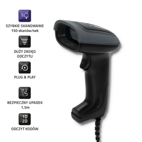 Lettore Codici a Barre Qoltec 50863