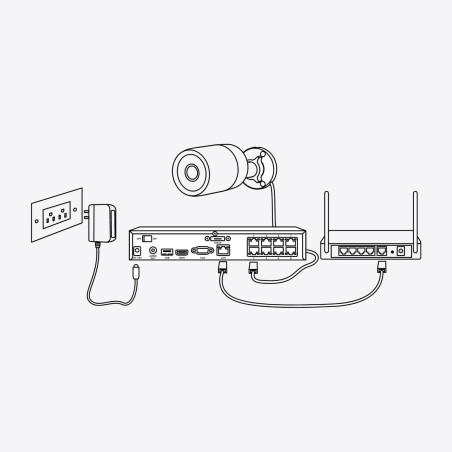 Videocamera di Sorveglianza Reolink RLC-510A-Biała
