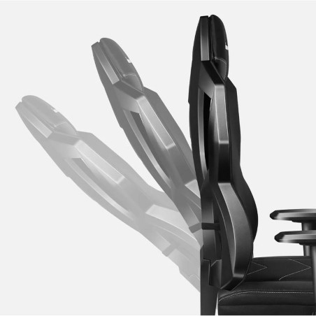 Sedia Gaming Huzaro Combat 6.2 Bianco Nero