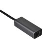 Adattatore USB-C con Ethernet Unitek U1313C Grigio 30 cm