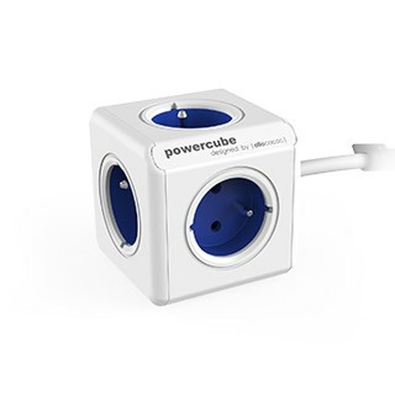 Multipresa Cubo Allocacoc 2300BL/FREXPC Azzurro Bianco 1,5 m Multipresa Cubo Allocacoc 2300BL/FREXPC Azzurro Bianco 1,5 m