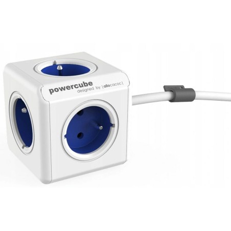 Multipresa Cubo Allocacoc 2300BL/FREXPC Azzurro Bianco 1,5 m