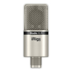 Microfono IK Multimedia IP-IRIG-MICSTDXLR-IN Argentato