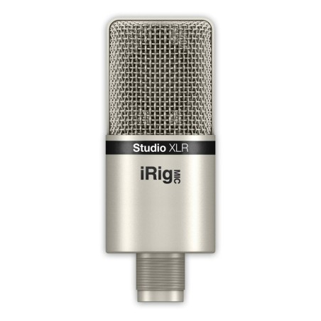 Microfono IK Multimedia IP-IRIG-MICSTDXLR-IN Argentato