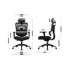 Sedia Gaming Huzaro HZ-Combat 7.0 Black Nero