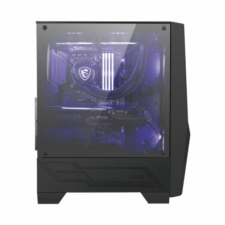 Case computer desktop ATX MSI MAG FORGE 100M Bianco Nero Multicolore Porpora