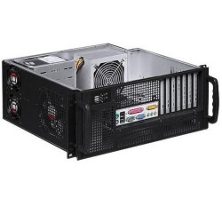 Case computer desktop ATX Techly 307377 Nero