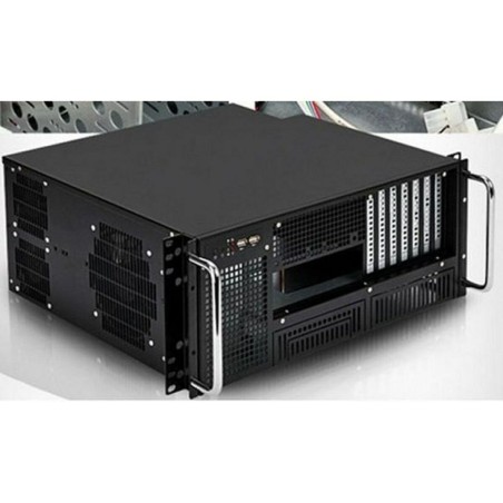 Case computer desktop ATX Techly 307377 Nero
