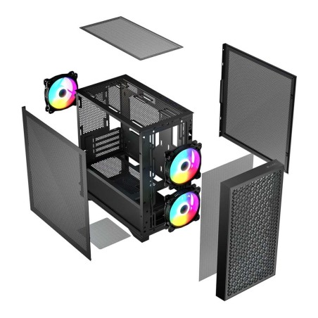 Case computer desktop ATX Logic AM-DART-PRO-ARGB-10 Nero