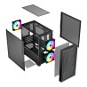 Case computer desktop ATX Logic AM-DART-PRO-ARGB-10 Nero