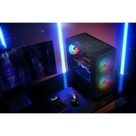 Case computer desktop ATX Logic AM-DART-PRO-ARGB-10 Nero