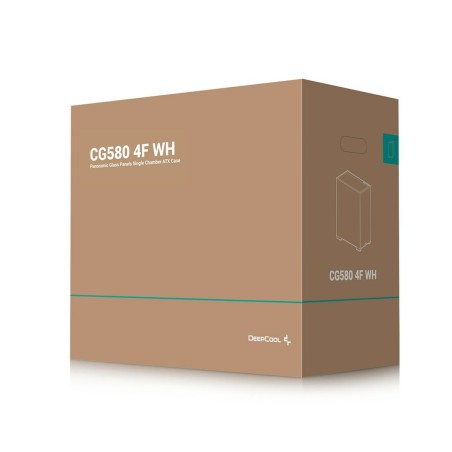 Case computer desktop ATX DEEPCOOL R-CG580-WHADA4-G-1 Bianco Multicolore