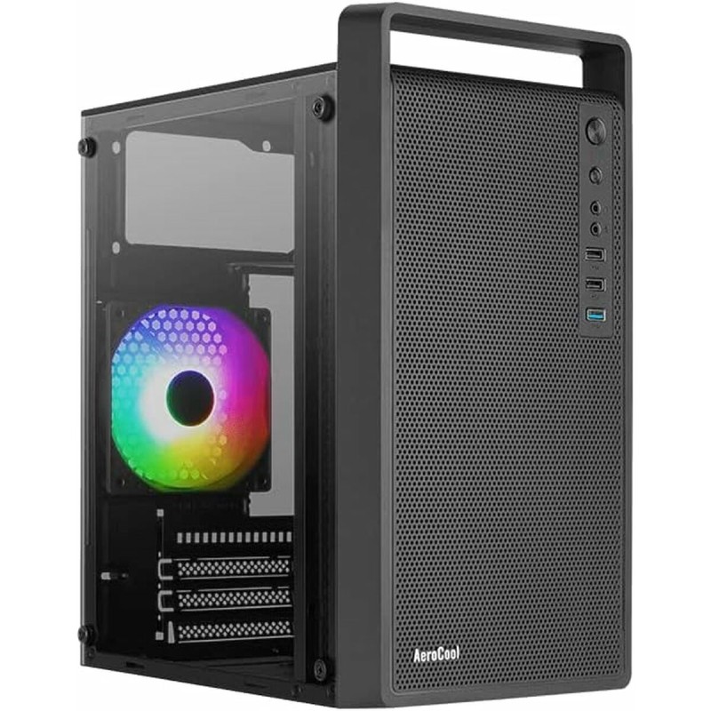 Case computer desktop ATX Aerocool PGS CS-109-G-BK-v1 FRGB Nero Case computer desktop ATX Aerocool PGS CS-109-G-BK-v1 FRGB Nero