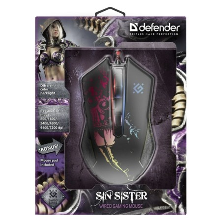 Mouse Defender GM-933 Nero