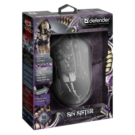 Mouse Defender GM-933 Nero